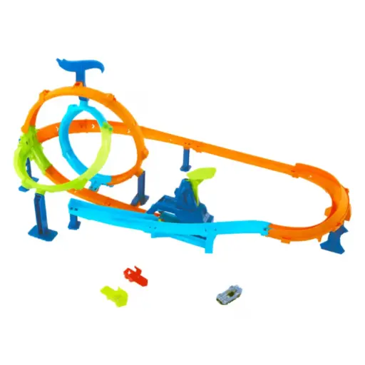 Hot Wheels PISTE DOUBLE LOOPING